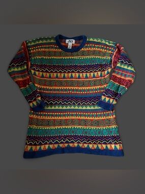 JNY multicoloured sweater Size M #knitwear #winterwear